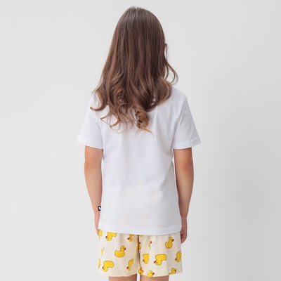 Пижама детская (футболка и шорты) KAFTAN Duck, размер 30 (98-104 см)