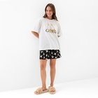 Пижама женская (футболка и шорты) KAFTAN Gussi р-р 48-50 - фото 808174507