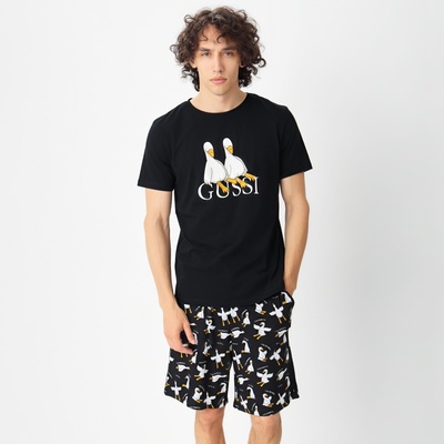 Пижама мужская (футболка, шорты) KAFTAN Gussi, размер 54