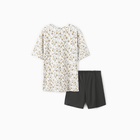 Пижама мужская (футболка и шорты) KAFTAN Gussi, р-р 56 - фото 25636692