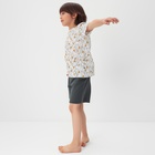 Пижама детская (футболка и шорты) KAFTAN Gussi, р-р34 (122-128) - фото 25571613