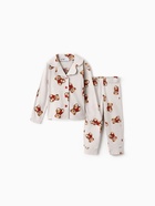 Пижама для девочки: рубашка, брюки, KAFTAN «Мишка в шарфе» рост 134-140 см - Фото 8