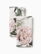 Набор салфеток с декоративными кольцами Этель «Пионы» 40×40 см - 2 шт., 100% хл, саржа 190 г/м² - Фото 4