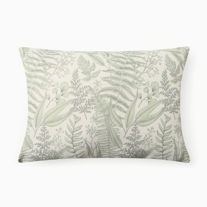 Подушка декоративная «Этель. Листва», 40×60 см, зелёная - Фото 1