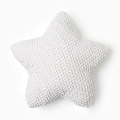 Подушка декоративная «Этель. Звезда», d=44 см, белая