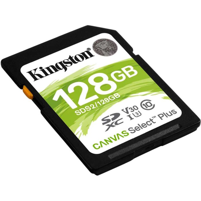 Карта памяти SDXC 128GB Kingston SDS2/128GB Canvas Select Plus w/o adapter - фото 51690908