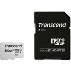 Карта памяти microSDXC 64GB Transcend TS64GUSD300S-A + adapter - фото 51663598