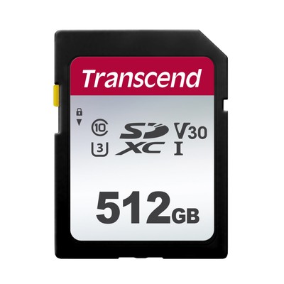 Карта памяти SDXC 512GB Transcend TS512GSDC300S w/o adapter