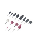 УЦЕНКА Набор шарошек абразивных ТУНДРА, диаметр хвостовика 3 и 6 мм, 16 шт. - Фото 1