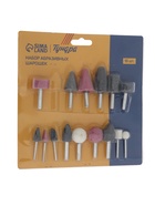 УЦЕНКА Набор шарошек абразивных ТУНДРА, диаметр хвостовика 3 и 6 мм, 16 шт. - Фото 2