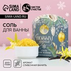 Новый Год. Соль для ванны, 300 г, аромат сливочной ванили - фото 322118905