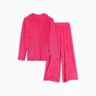 Пижама женская (рубашка, брюки) KAFTAN Plushy, размер 48-50, цвет фуксия - Фото 11