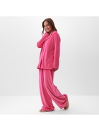 Пижама женская (рубашка, брюки) KAFTAN Plushy, размер 48-50, цвет фуксия - Фото 7