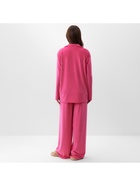 Пижама женская (рубашка, брюки) KAFTAN Plushy, размер 48-50, цвет фуксия - Фото 8