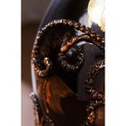 Ваза керамическая "Азиза", напольная, золотистый декор, 68 см, микс - Фото 4