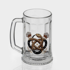Кружка новогодняя стеклянная для пива «Золотые змейки», 500 мл, МИКС (комплект 8 шт) - фото 25948422