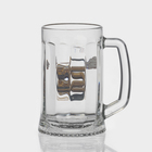 Кружка новогодняя стеклянная для пива «Золотые змейки», 500 мл, МИКС (комплект 8 шт) - фото 25948423