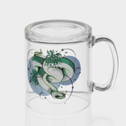 Кружка новогодняя стеклянная чайная «Змеи», 320 мл, МИКС (комплект 24 шт) - фото 25948518