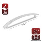 Ручка-скоба LIGHT РС001, м/о 96 мм, цвет хром, 4 шт. 10784078 - фото 14485994
