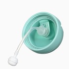 Поильник - непроливайка детский Крошка Я с силиконовой трубочкой и грузиком, от 9 мес., 250 мл., с ручками, бирюзовый - Фото 8