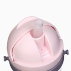 Поильник - непроливайка детский Крошка Я с силиконовой трубочкой и грузиком, от 9 мес., 350 мл., на ленте, розовый - Фото 4