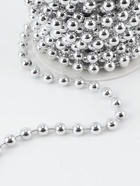 Бусы на нитях, 7.5 мм, 9±1 м, цвет серебряный - Фото 3