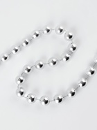 Бусы на нитях, 12 мм, 2 м, цвет серебряный - Фото 2