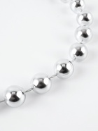 Бусы на нитях, 12 мм, 2 м, цвет серебряный - Фото 4