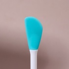 Кисть для масок, двусторонняя, силиконовая, 14,8 см, цвет бирюзовый - Фото 3
