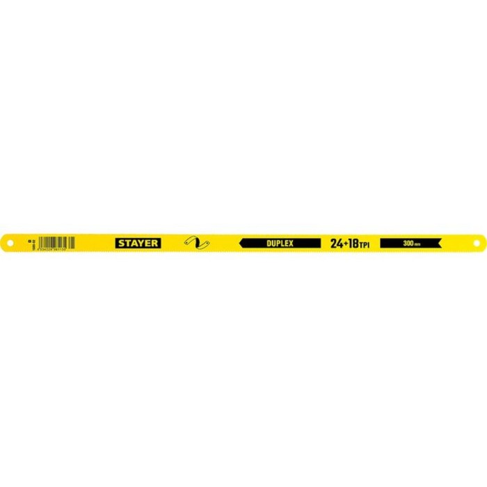Полотно для ножовки STAYER 1589-02_z01, двухстороннее, по дереву и металлу, 12 х 300 мм