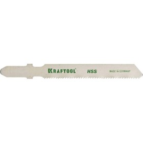 Полотна для лобзика KRAFTOOL 159551-1.2-S5, по металлу, шаг 1.2 мм, 50 мм, 5 шт. 10789959