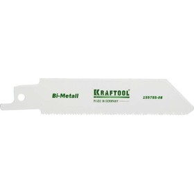 Полотно для сабельной пилы KRAFTOOL 159755-08, по металлу, шаг 1.4 мм, 80 мм