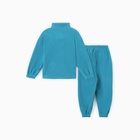 Костюм флисовый детский (джемпер, брюки) MINAKU, рост 80-86 см, цвет аквамарин - Фото 14
