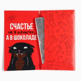 Шоколад с открыткой «Денег нет», 100 г