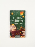 Шоколад с открыткой «С Днём учителя», 100 г. 10660162 - фото 16996980
