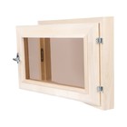 Окно, 40×60см, двойное стекло ЛИПА, бронза 10680511