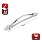 Ручка-скоба ТУНДРА РС147CP, м/о 96 мм, цвет хром, 4 шт TMP - фото 808588790