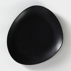 УЦЕНКА Набор тарелок фарфоровых Magistro Carbon, 26×23 см, цвет чёрный - Фото 4