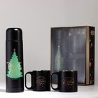 УЦЕНКА Новогодний набор «Пусть всё сбудется», термос 500 мл, кружка 2 шт. - Фото 11