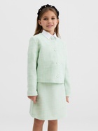 Жакет для девочки, MINAKU :Party Dress, цвет зеленый, рост 158 см - Фото 7