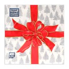 Салфетки новогодние бумажные Home Collection Classic «Чудесный подарок», 3 слоя, 33х33 см, 20 шт - Фото 2