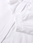 Блузка для девочки MINAKU: Cotton collection, белая, рост 152 см  (артикул 10698226)  большой выбор товаров оптом и в розницу по низким ценам с доставкой