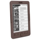 Электронная книга Digma E60C 6" E-ink HD Pearl 1024x758 600MHz/4Gb/microSDHC коричневый - Фото 3
