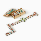 Домино деревянное Задира-плюс «Лошадки», 6×3 см - Фото 1