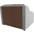 Детский диван «Юниор 1-1», механизм выкатной, велюр, цвет таун грей / бинго эш - фото 27824014