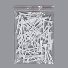 Шпатели для депиляции, двусторонние, пластиковые, 7.5×1.2 см, 50 шт. белые - Фото 4