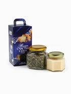 Подарочный набор новогодний «Счастья и достатка», чай, крем-мёд - Фото 2