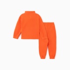 Костюм флисовый детский (джемпер, брюки) MINAKU, рост 80-86 см, оранжевый - Фото 16