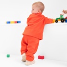 Костюм флисовый детский (джемпер, брюки) MINAKU, рост 80-86 см, оранжевый - Фото 7