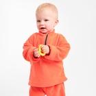 Костюм флисовый детский (джемпер, брюки) MINAKU, рост 92-98 см, оранжевый - Фото 10